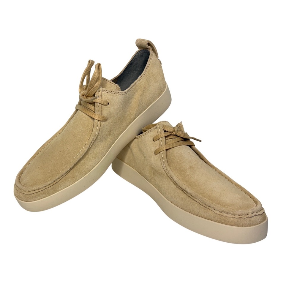 Everlane Tan Suede Leather Platform Trainer Sneaker Loafer 10 Preppy Outdoor